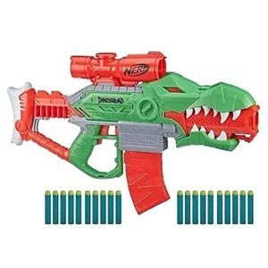 NERF 087-11-8202 Dinosquad Rex-rampage Blaster Gun Toy